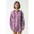 Colourful Rebel Talia Palm Dropped Shoulder Blouse Raspberry Wine