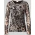 milano italy shirt met lange mouwen van mesh