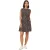 Scotch & Soda Boat Neck Dress Hot Fudge All-over Bandana