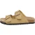 EVER AU Vrouwen Mallard Leren Tweeling Gesp Sandalen – Camel Suede