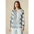 Oltre Patterned Satin Shirt Grey