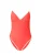 HOLLISTER Badpak  lichtrood / wit