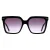 Calvin Klein Vierkant Dames Zwart Paars Kleurverloop CK22534S