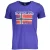Noorwegen 1963 Blauwe Katoenen Heren T-Shirt