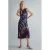 Mango midi jurk met print – blauw