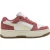 Puma Rebound Femme leren lage platform-sportschoenen voor dames (Wit, Rood)