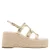 MANGO TEEN imitatieleren leren sandalen goud