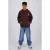 Vingino hoodie met print – donkerbruin