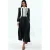Geknoopte Crew Neck Maxi Jurk
