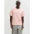 JACK & JONES ORIGINALS relaxed T-shirt met backprint roze