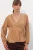 V-hals Blouse met Strikdetail en Kreppé