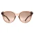 Salvatore Ferragamo Cat Eye Womens Crystal Sand Rose Grey SF1073S