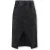 Only Kogdonna washed skirt ub swt antraciet