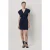Dante6 Iseri Lurex Mini Dress Sapphire Blue