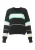Libbi Trui  jade groen / zwart / wit