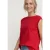 Street One Dames Basic shirt met boothals in Rood
