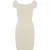 Urban Classics Dames/Dames Ribbed Off Shoulder Dress (Wit zand)