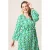 Miss Etam Plus midi jurk groen