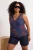 Trendyol Curve Dames Meerkleurig Paisley Mouwloos Getailleerd Grote maten Blouses