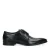 Manfield – Heren – Zwarte leren veterschoenen –