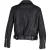 Acne Studios Zip-up Bikerjack in Zwart Leer