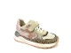 Shoesme Sneaker Met Panterprint – Sneakers Kinderen – Meisjes – Beige Animal Pink – Microleer –