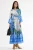 Fleurige Paisley V-hals Maxi Jurk