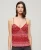 Superdry Vrouwen Geweven Camitopje met Print Rood