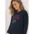 Sweatshirt met lange mouwen en tekst