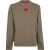 Hugo Heren Diragol Sweatshirt met ronde hals (Medium Grijs)