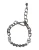 Zilveren Ketting Met Kreeftenhaak Logo Grijze Parels Armband