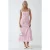 Bloemen Maxi Jurk met Hartkraag