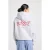 America Today hoodie met backprint grijs