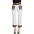 Cropped Broek met Luipaardprint Detail