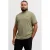 JACK & JONES PLUS SIZE regular fit T-shirt – olijfgroen