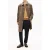 Tommy Hilfiger Wool Check Coat Brown Camel Check