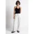 Dames Hoge Taille Wijde Jersey Broek