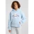 America Today hoodie met tekst – lichtblauw