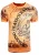 T-shirt met ronde hals en print over het hele voorpand