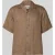 Selected relaxed fit linnen overhemd met resortkraag model ‘KYLIAN’