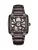 Kenneth Cole Analoog horloge ‘Broome’  donkerbruin