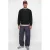 JACK & JONES ORIGINALS oversized sweater met backprint – zwart