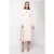PINKO Manresa Abito Costina Crepe Parchment Beige