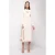 PINKO Manresa Abito Costina Crepe Parchment Beige