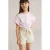 WE Fashion T-shirt lichtroze