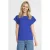 Anytime T-shirt met schouder detail felblauw