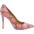 Coach puntige pumps met slangeneffect in veelkleurig leer