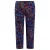 Colletta Plus Size slim fit broek met print – blauw/bruin