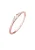ELLI Ring  opaal / rose-goud / transparant
