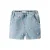LIL’ ATELIER MINI loose fit gebloemde denim short – mediumblauw denim